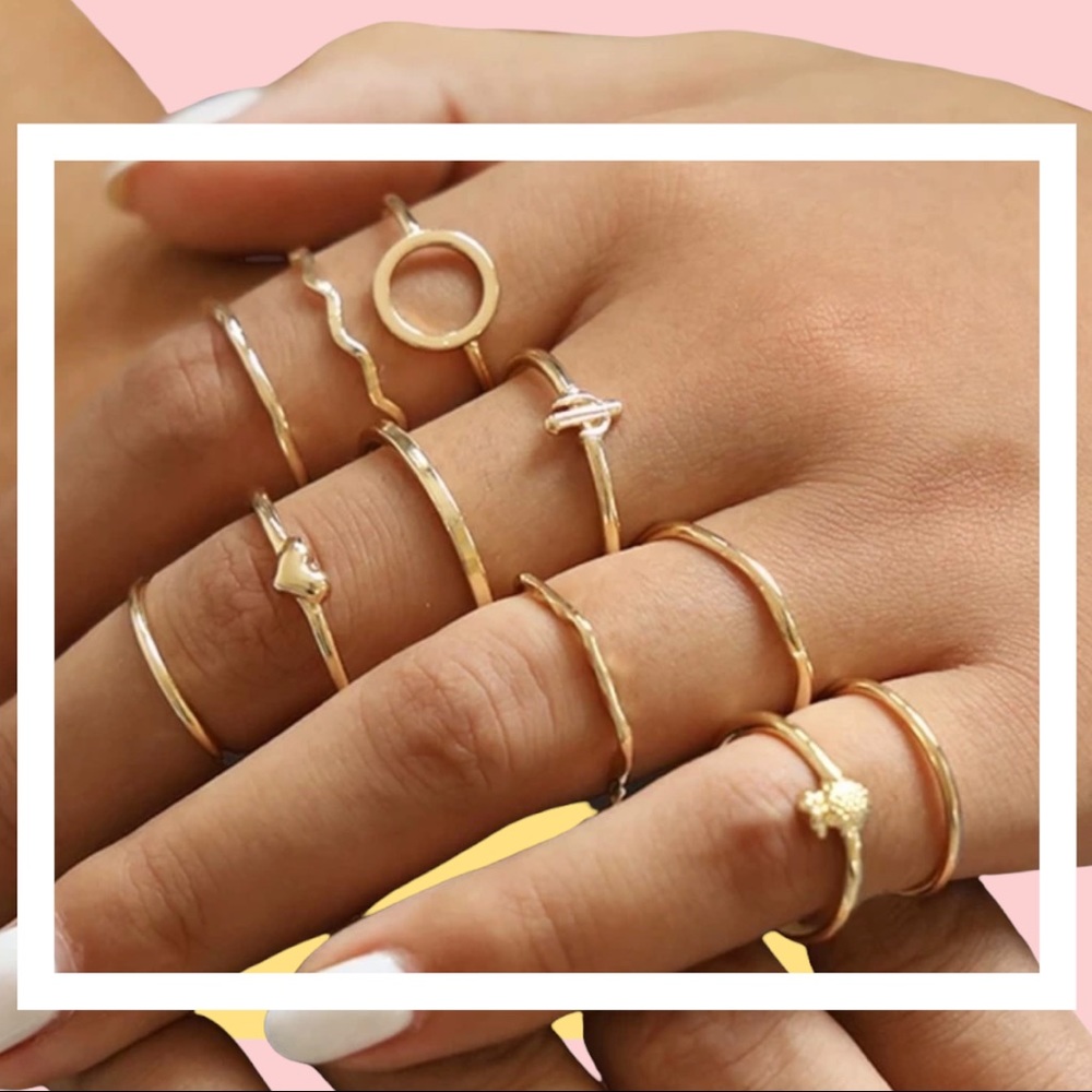 11 Pieces Ring Set | NWOT